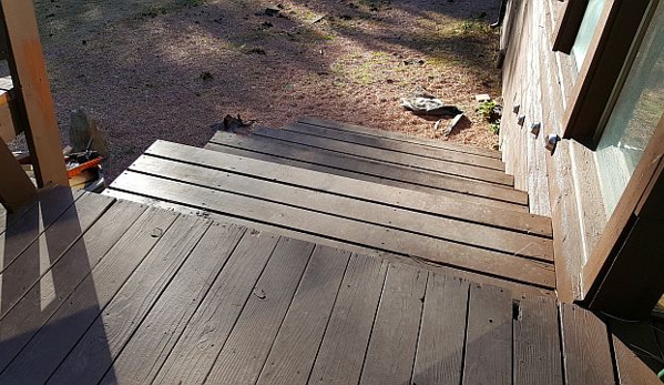 British Heritage Handyman Services - Colorado Springs, CO. Installed stairs off deck