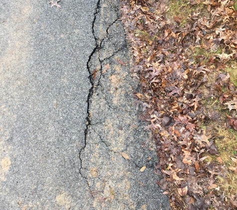 Alfalla's Well Drilling & Pumps, Inc. - Pine Bush, NY. The driveway was completed in 2014, only four years old and now tons of cracks.