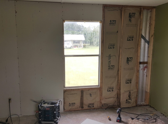 Cadiere Construction LLC - Houma, LA. Wall replaced