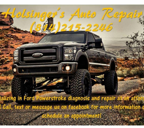 Holsinger's Auto Repair - Portage, PA. Specializing in Ford products!