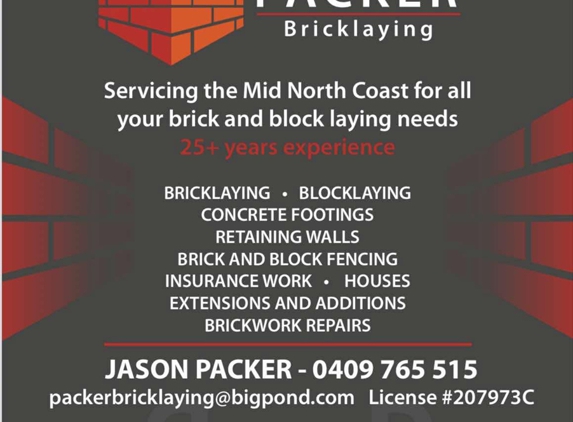Packer Bricklaying - Nabiac, NSW