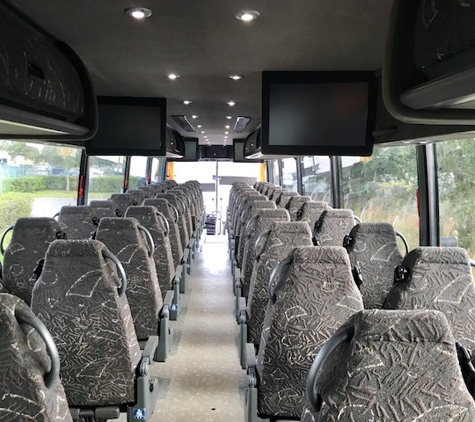 Mid America Charter Inc - Elk Grove Village, IL. Great Interior of Coach Bus