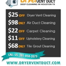 Dryer Vent Duct in Houston TX - Dryer Vent Cleaning