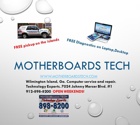 MotherBoards Tech - Savannah, GA. Open Weekends