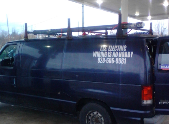 JLS Electrical Contractors - Hendersonville, NC. Truck #1 Big Ladders & Bulbs