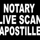 Notary - Live Scan - Apostille