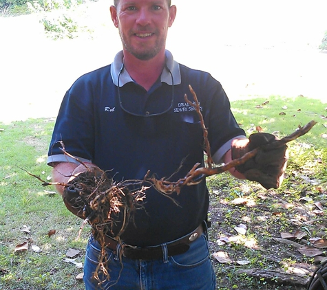Drain Pro Sewer Service - Tuscaloosa, AL. Thick magnolia tree roots
