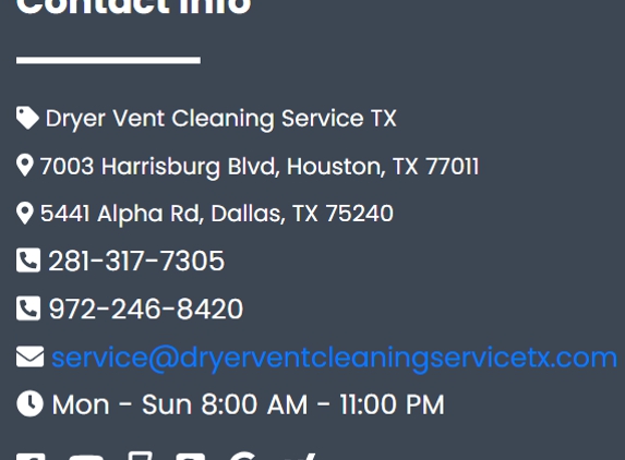 Dryer Vent Cleaning Service TX - Houston, TX