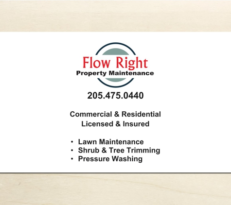 Flow Right Property Maintenance - Birmingham, AL