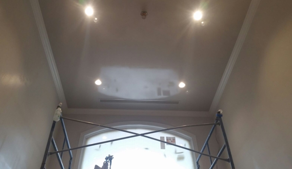 United Painting of Long Island, Inc. - Mineola, NY. High gloss ceiling wet look.