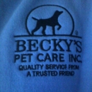 Becky's Pet Care - Pet Services