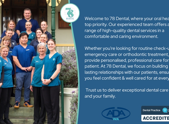 78 Dental - Albany, WA. Personalised Dental Health