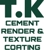 T.K Cement Render & Texture Coating Logo