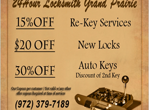 24 HR Locksmith Grand Prairie - Grand Prairie, TX