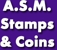A.S.M. Stamps & Coins - Stamp Collectors & Dealers