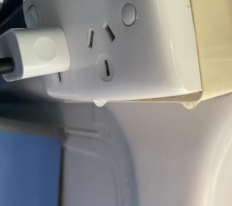 Camperman Australia - Coburg North, VIC. Water coming OUT of the power sockets!