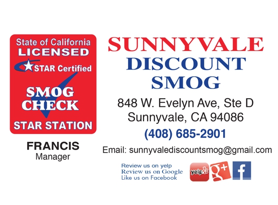 Sunnyvale Discount Smog - Sunnyvale, CA