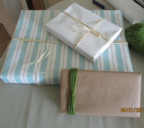 Gift Looks - New York, NY. Practice wrapping.