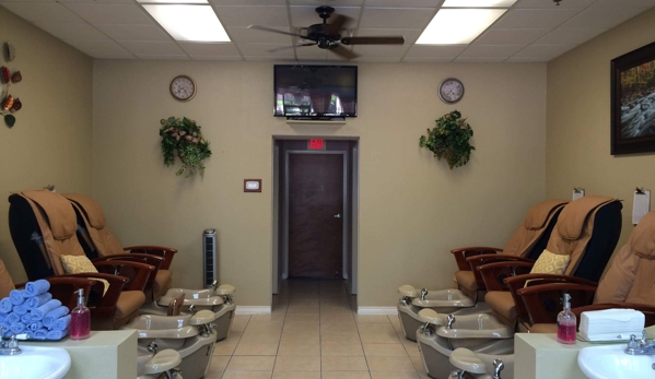 CV Nail and Spa - Colleyville, TX. Spa Pedicure station