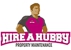Hire a Hubby Orange Logo