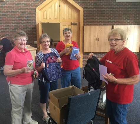 First Congregational United Church Of Christ - Great Falls, MT. Collecting School Supplies with Christ United Methodist Church