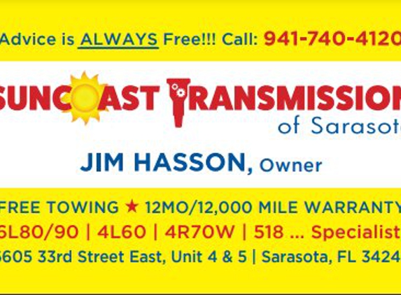 Suncoast Discount Transmission - Sarasota, FL