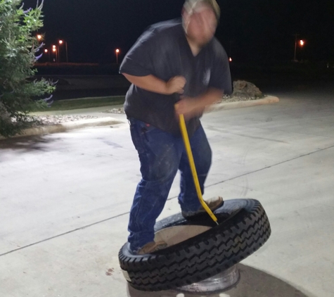 Rose Clan 24/7 Road Service - Rocky Mount, NC. My son working on a tire