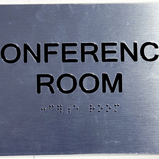 HPD SIGNS - Brooklyn, NY. CONFERENCE ROOM ADA SIGN SILVER