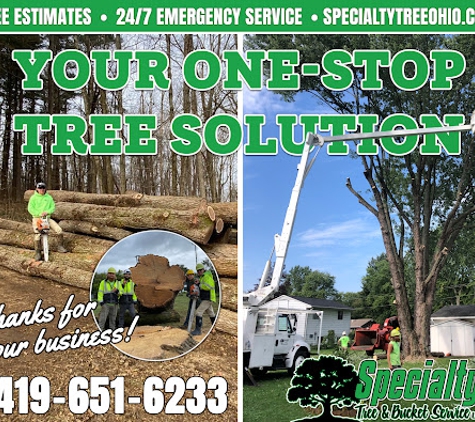 Specialty Tree & Bucket Service