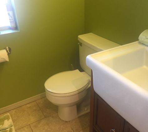 Benefit Plumbing - Roland, OK. Toilet seal fixed bathroom clean.