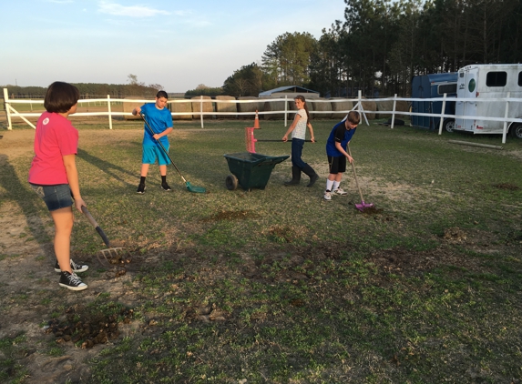 Stewartsville Baptist Church - Laurinburg, NC. This is part of the youth group performing a community service project.