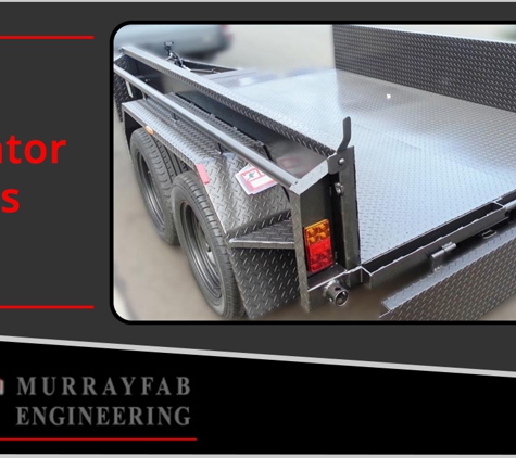 MurrayFab Engineering - North Albury, NSW. Excavator Trailers