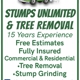 Stumps Unlimited & Tree Removal