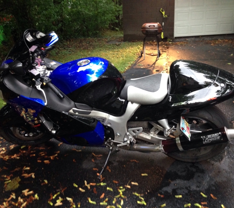 Brown's Locksmithing - Cleveland, OH. 2006 Suzuki Hayabusa  / GSX1300R, This customer is happy to be on the road again! Thank you Ryders Choice Motorcycle Repair for the referral