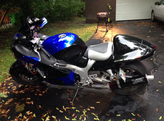 Riders Choice Motorcycles - Cleveland, OH. 2006 Suzuki Hayabusa / GSX1300R, This customer is happy to be on the road again! Thank you Riders Choice Motorcycle Repair, for the referral