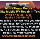 Motor Home Doctor On-Site Mobile RV Repair