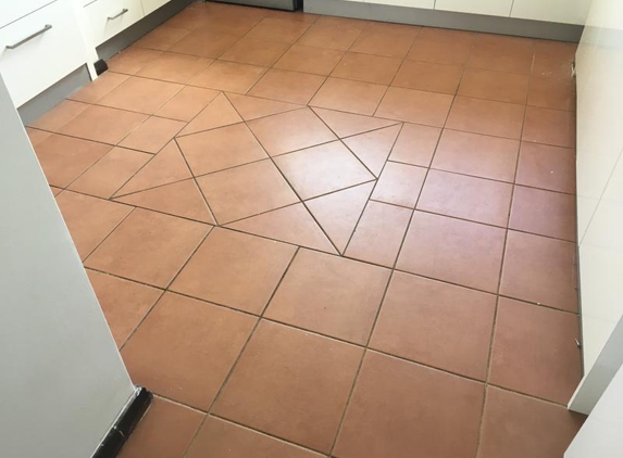 Grout Magic - Warnbro, WA. Kitchen floor tile and grout cleaning