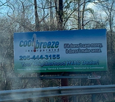 Cool Breeze, Inc - Birmingham, AL. I covered up one of Alex's bill boards!