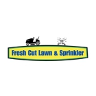 Fresh Cut Lawn & Sprinkler