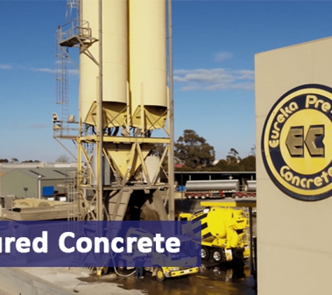 Eureka Concrete - Delacombe, VIC. Coloured Concrete