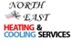 North East Heating and Cooling Services Logo