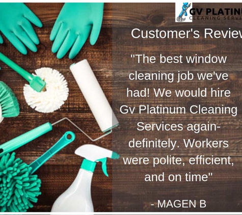 GV Platinum Cleaning Pty Ltd - Shepparton, VIC. Customer's Review