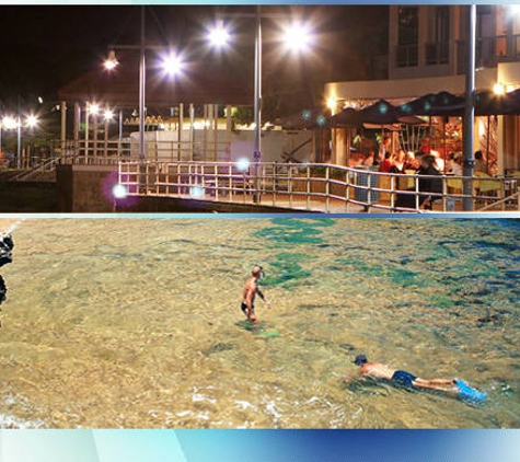 City of Rockingham - Rockingham Central Library - Rockingham, WA. Foreshore at night & Snorkelling