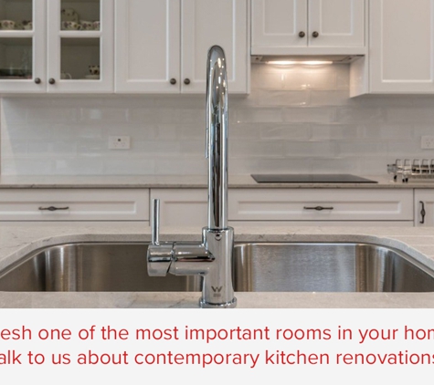 AdBuilt. Refresh one of the most important rooms in your home – talk to us about contemporary kitchen renovations.