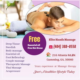 Elite Hands Massage - Cumming, GA