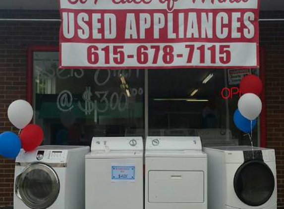 A Peace of Mind Used Appliances - Nashville, TN