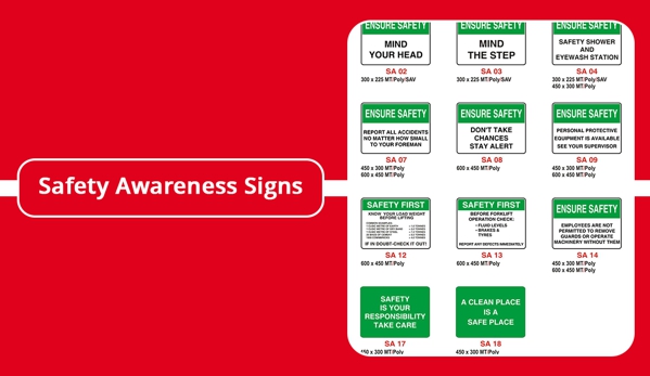 Papillon Australia Pty ltd - Knoxfield, VIC. Safety Awareness Signs