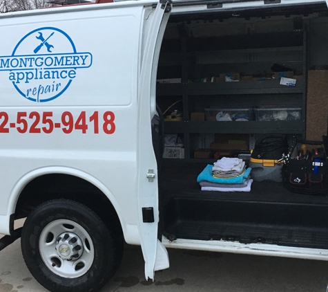 Montgomery Appliance Repair - Seymour, IN. The service van! Ready for repair work!