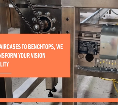 MP Stainless Steel Manufacturing. From staircases to benchtops, we can transform your vision into reality.