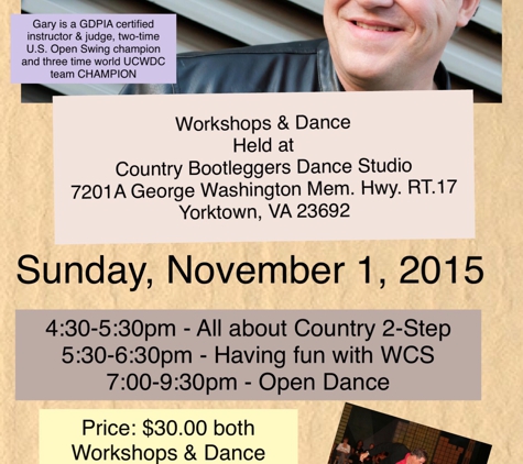 Country Bootleggers Dance Studio - Yorktown, VA